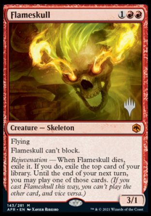 Flameskull (Promo Pack) [Dungeons & Dragons: Adventures in the Forgotten Realms Promos] | Galactic Gamez