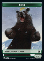 Bear // Knight Double-sided Token [Double Masters 2022 Tokens] | Galactic Gamez