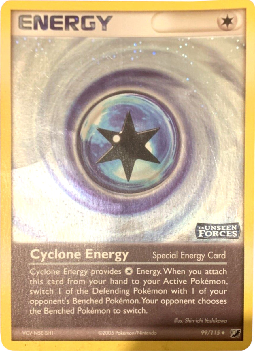 Cyclone Energy (99/115) (Stamped) [EX: Unseen Forces] | Galactic Gamez