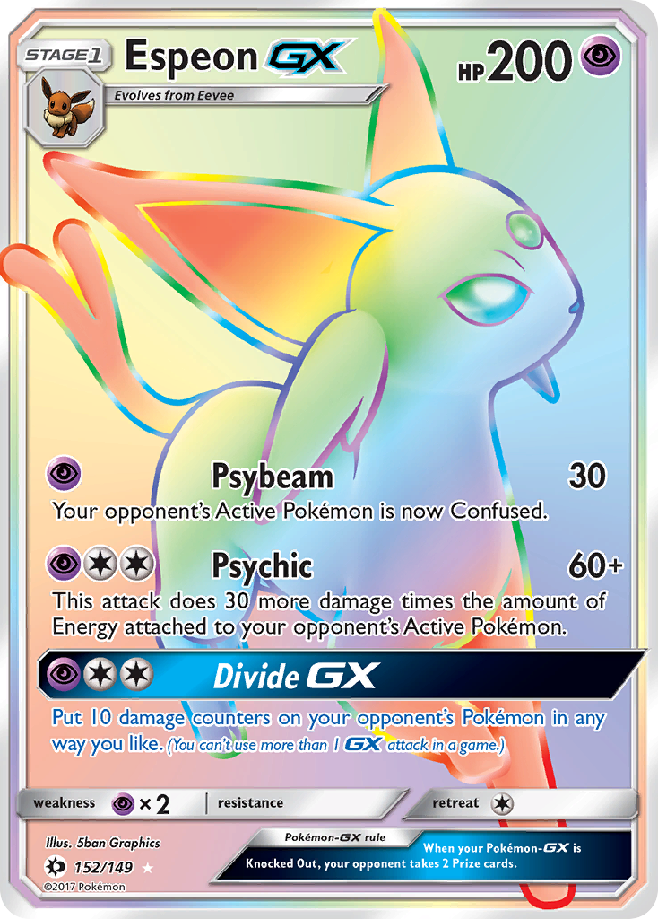 Espeon GX (152/149) [Sun & Moon: Base Set] | Galactic Gamez