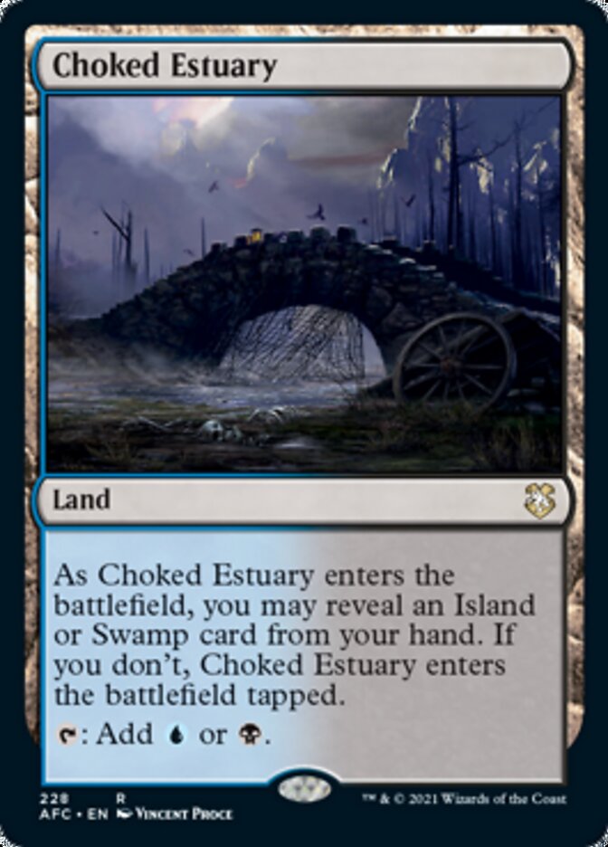 Choked Estuary [Dungeons & Dragons: Adventures in the Forgotten Realms Commander] | Galactic Gamez