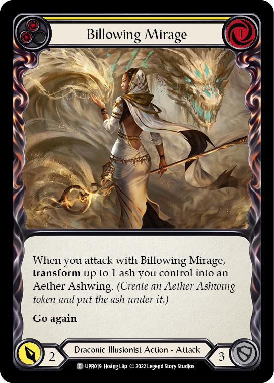 Billowing Mirage (Yellow) [UPR019] (Uprising) | Galactic Gamez