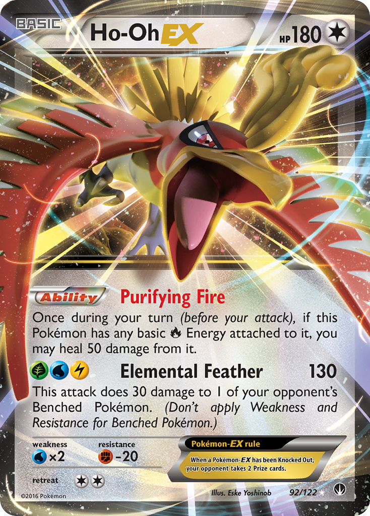 Ho-Oh EX (92/122) [XY: BREAKpoint] | Galactic Gamez