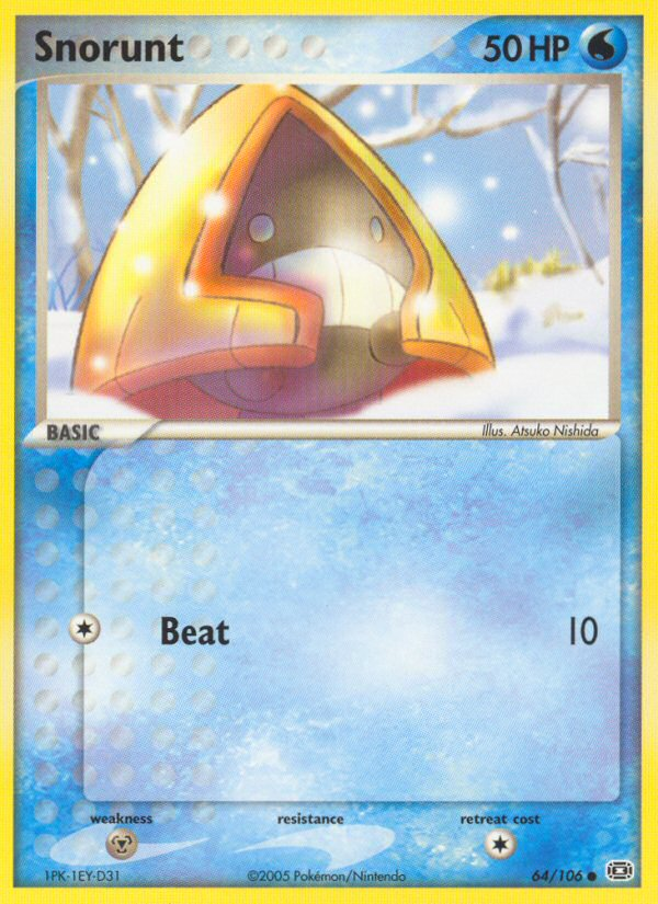 Snorunt (64/106) [EX: Emerald] | Galactic Gamez