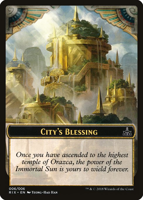 City's Blessing [Rivals of Ixalan Tokens] | Galactic Gamez