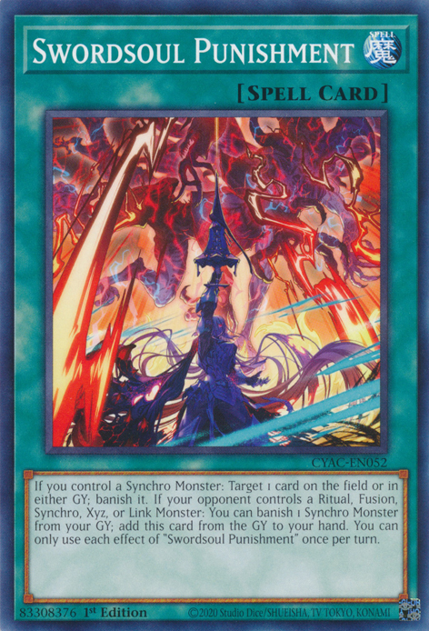 Swordsoul Punishment [CYAC-EN052] Common | Galactic Gamez