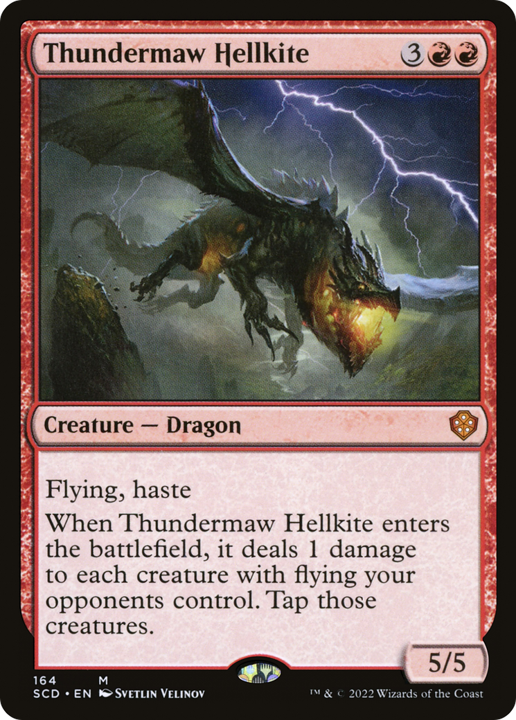 Thundermaw Hellkite [Starter Commander Decks] | Galactic Gamez