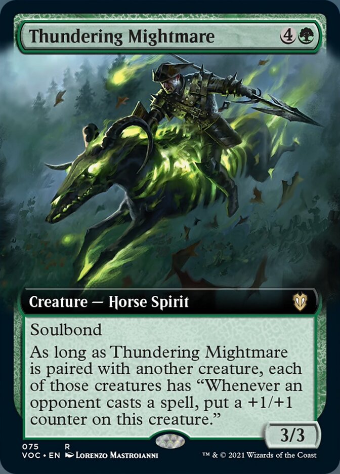 Thundering Mightmare (Extended) [Innistrad: Crimson Vow Commander] | Galactic Gamez