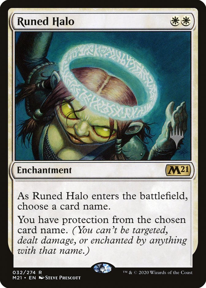 Runed Halo (Promo Pack) [Core Set 2021 Promos] | Galactic Gamez