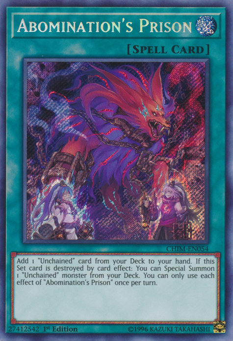 Abomination's Prison [CHIM-EN054] Secret Rare | Galactic Gamez