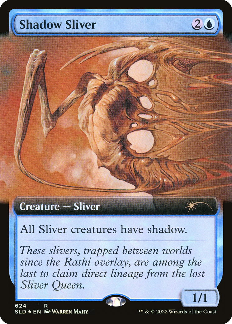 Shadow Sliver (Extended Art) [Secret Lair Drop Promos] | Galactic Gamez