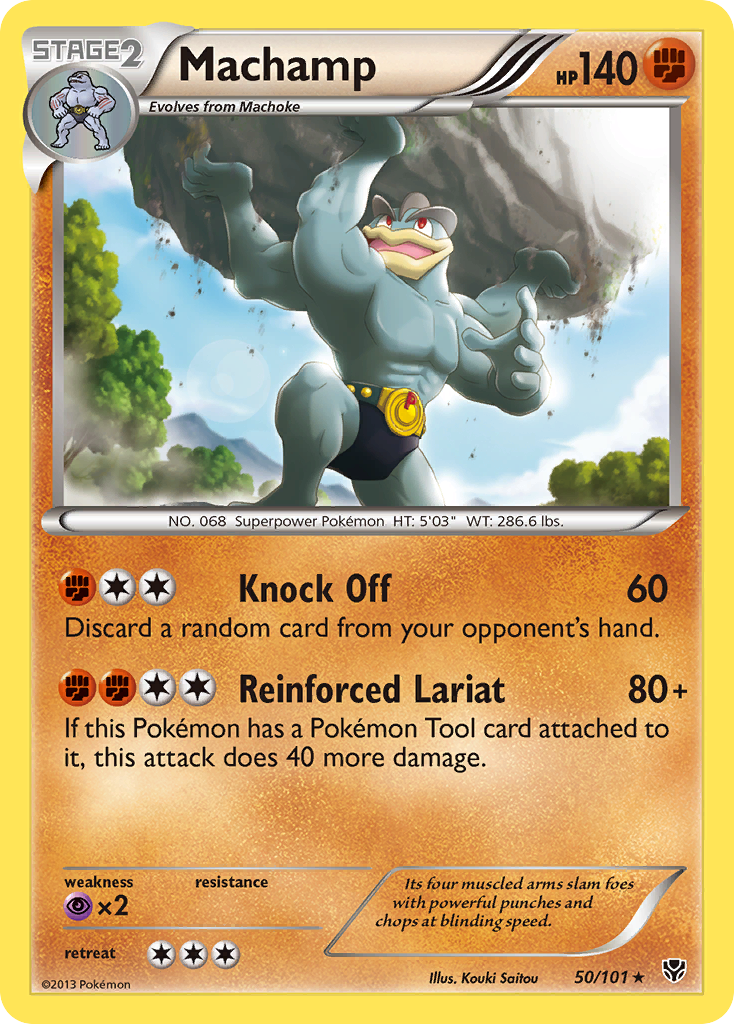 Machamp (50/101) [Black & White: Plasma Blast] | Galactic Gamez