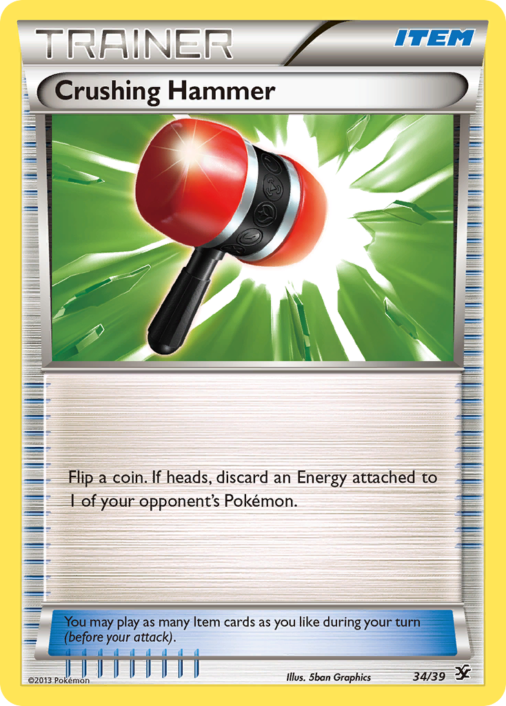 Crushing Hammer (34/39) [XY: Kalos Starter Set] | Galactic Gamez