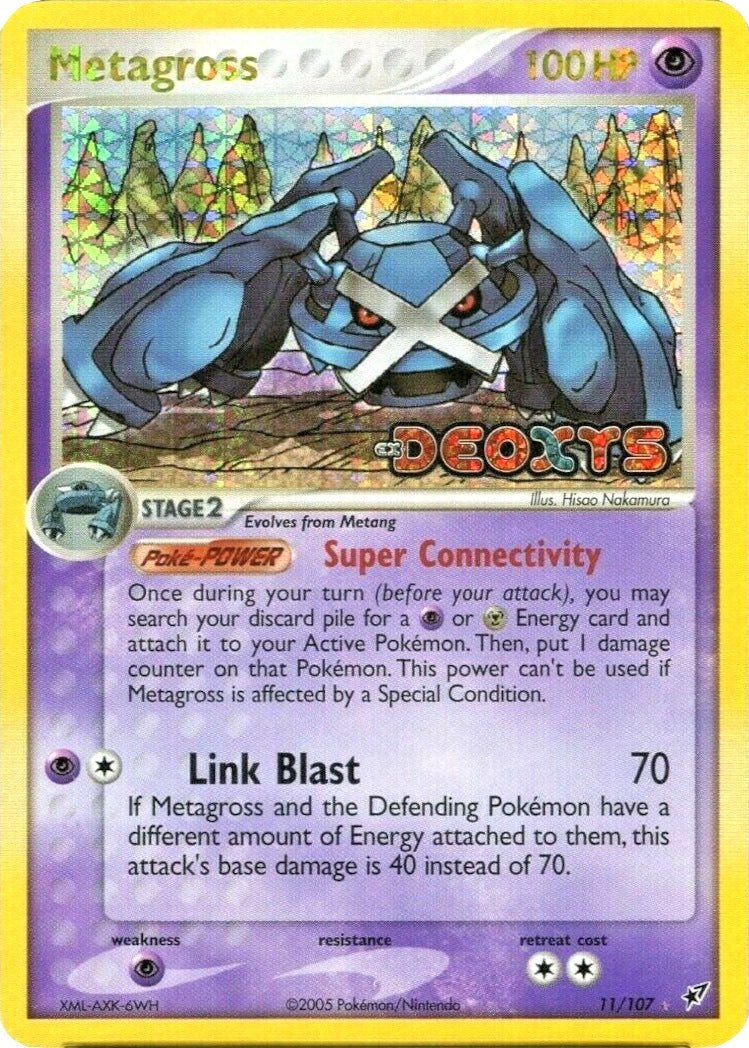 Metagross (11/107) (Stamped) [EX: Deoxys] | Galactic Gamez