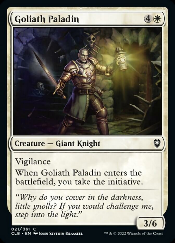 Goliath Paladin [Commander Legends: Battle for Baldur's Gate] | Galactic Gamez