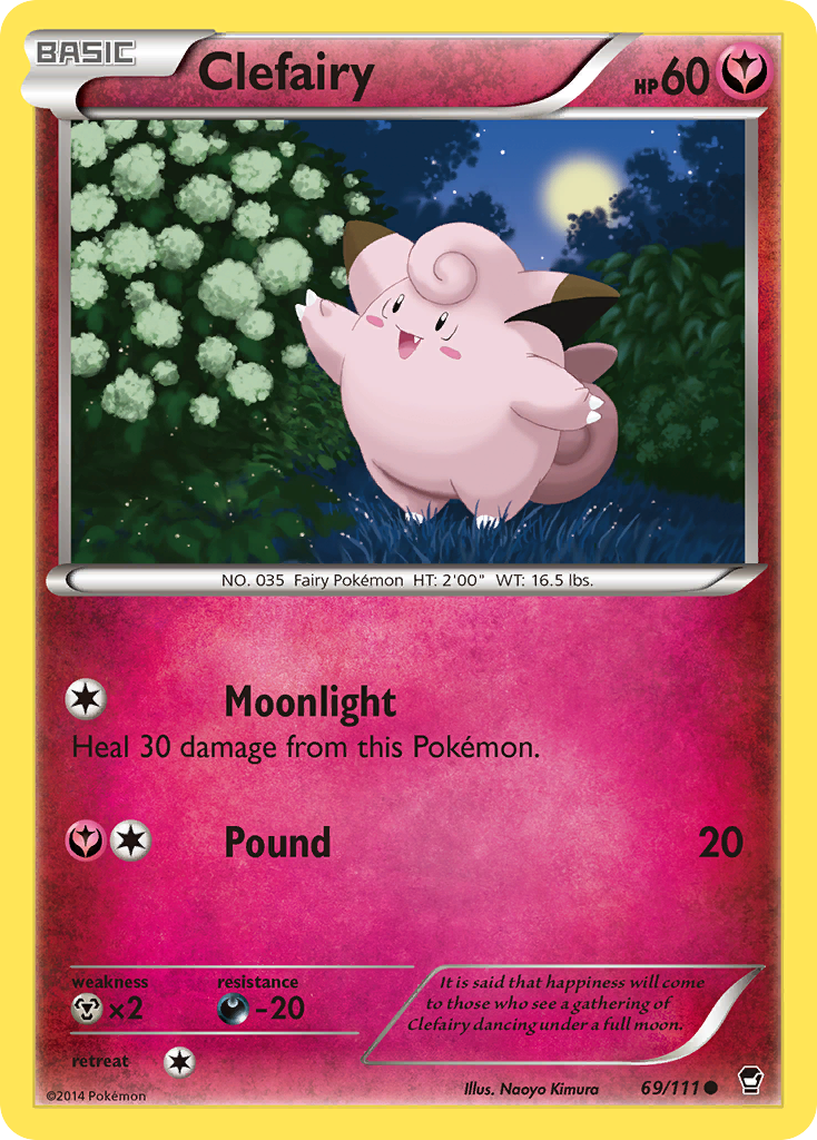 Clefairy (69/111) [XY: Furious Fists] | Galactic Gamez