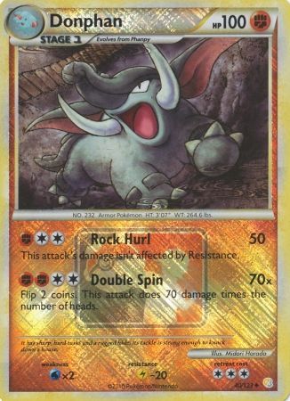 Donphan (40/123) (League Promo) [HeartGold & SoulSilver: Base Set] | Galactic Gamez