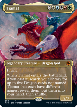 Tiamat (Extended) (Alternative art) [Dungeons & Dragons: Adventures in the Forgotten Realms] | Galactic Gamez