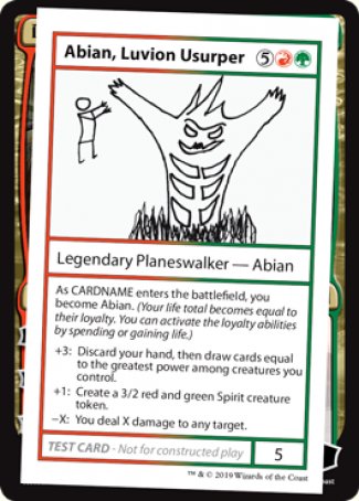 Abian, Luvion Usurper (2021 Edition) [Mystery Booster Playtest Cards] | Galactic Gamez
