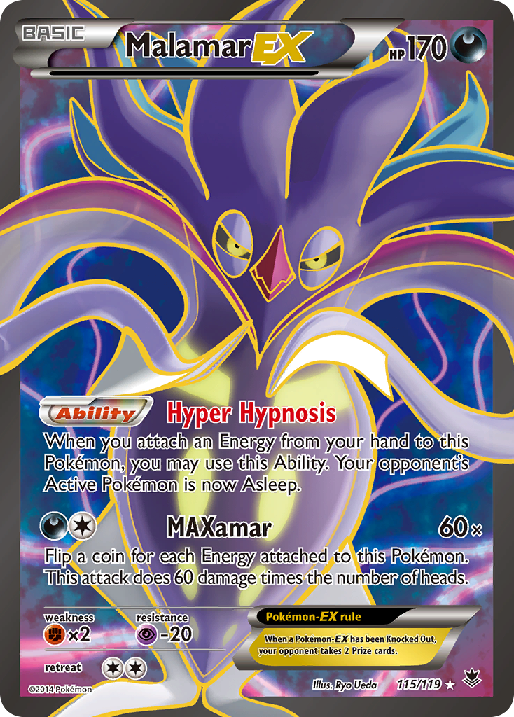 Malamar EX (115/119) [XY: Phantom Forces] | Galactic Gamez