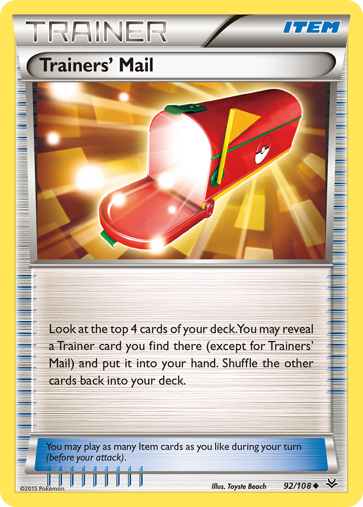 Trainers' Mail (92/108) [XY: Roaring Skies] | Galactic Gamez