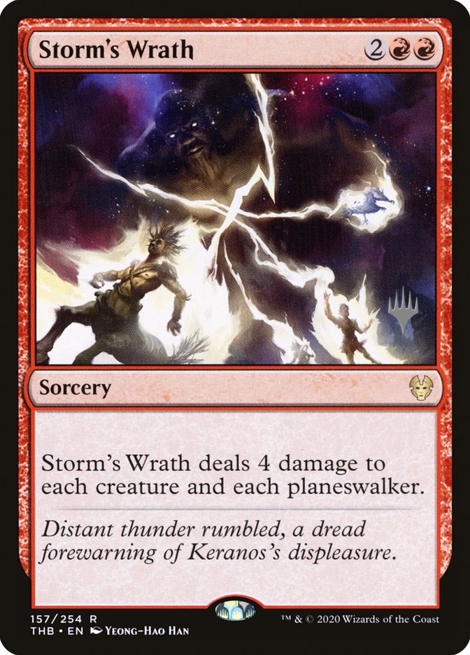 Storm's Wrath  (Promo Pack) [Theros Beyond Death Promos] | Galactic Gamez