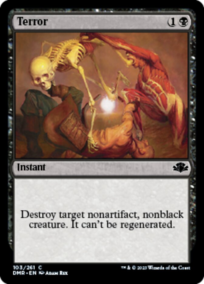 Terror [Dominaria Remastered] | Galactic Gamez