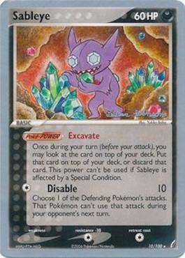 Sableye (10/100) (Intimidation - Tristan Robinson) [World Championships 2008] | Galactic Gamez