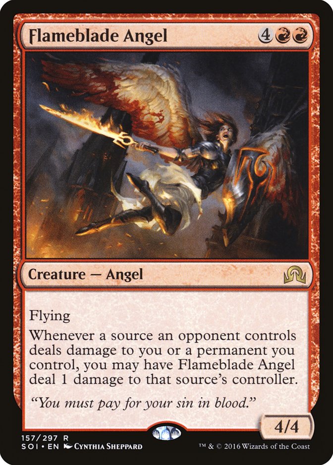 Flameblade Angel [Shadows over Innistrad] | Galactic Gamez