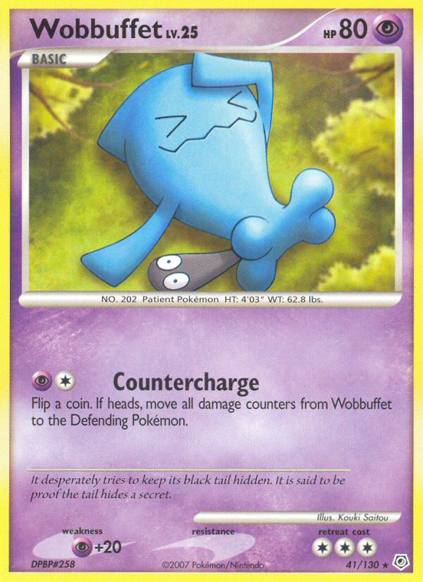 Wobbuffet (41/130) [Diamond & Pearl: Base Set] | Galactic Gamez