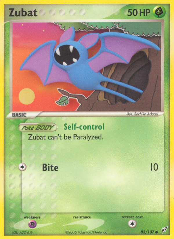 Zubat (83/107) [EX: Deoxys] | Galactic Gamez