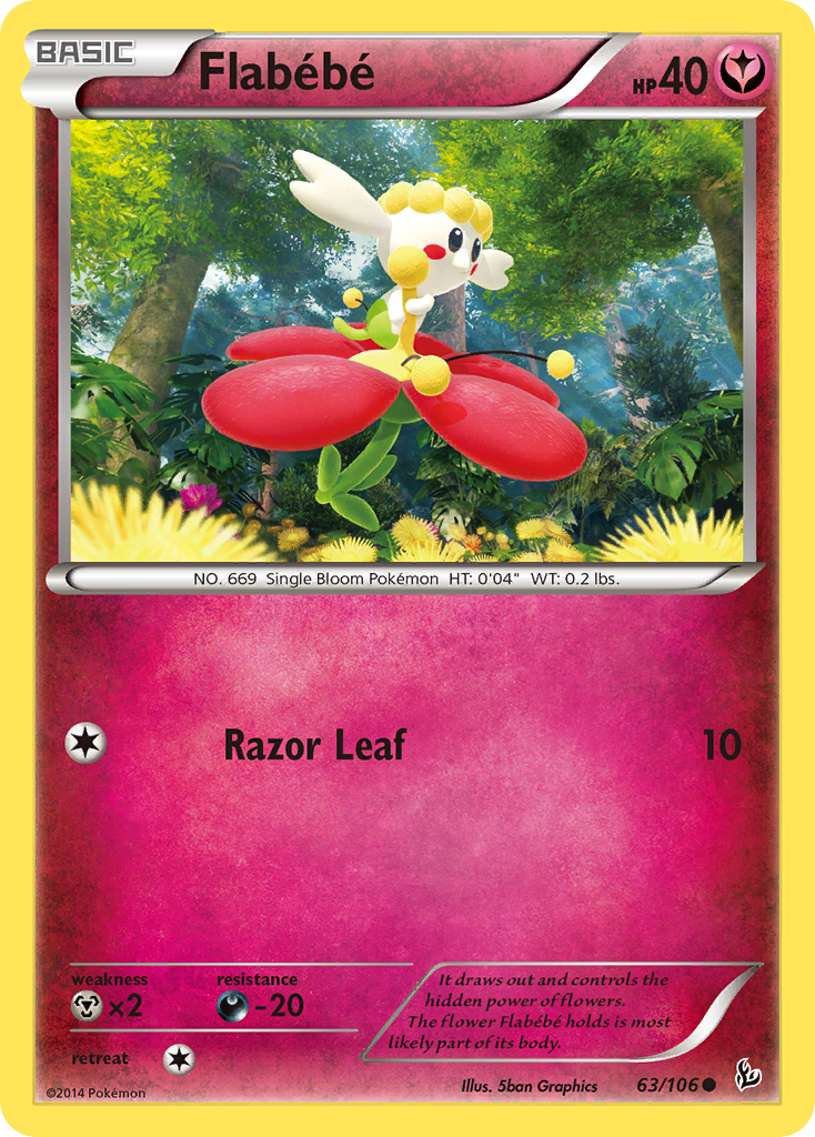 Flabebe (63/106) [XY: Flashfire] | Galactic Gamez