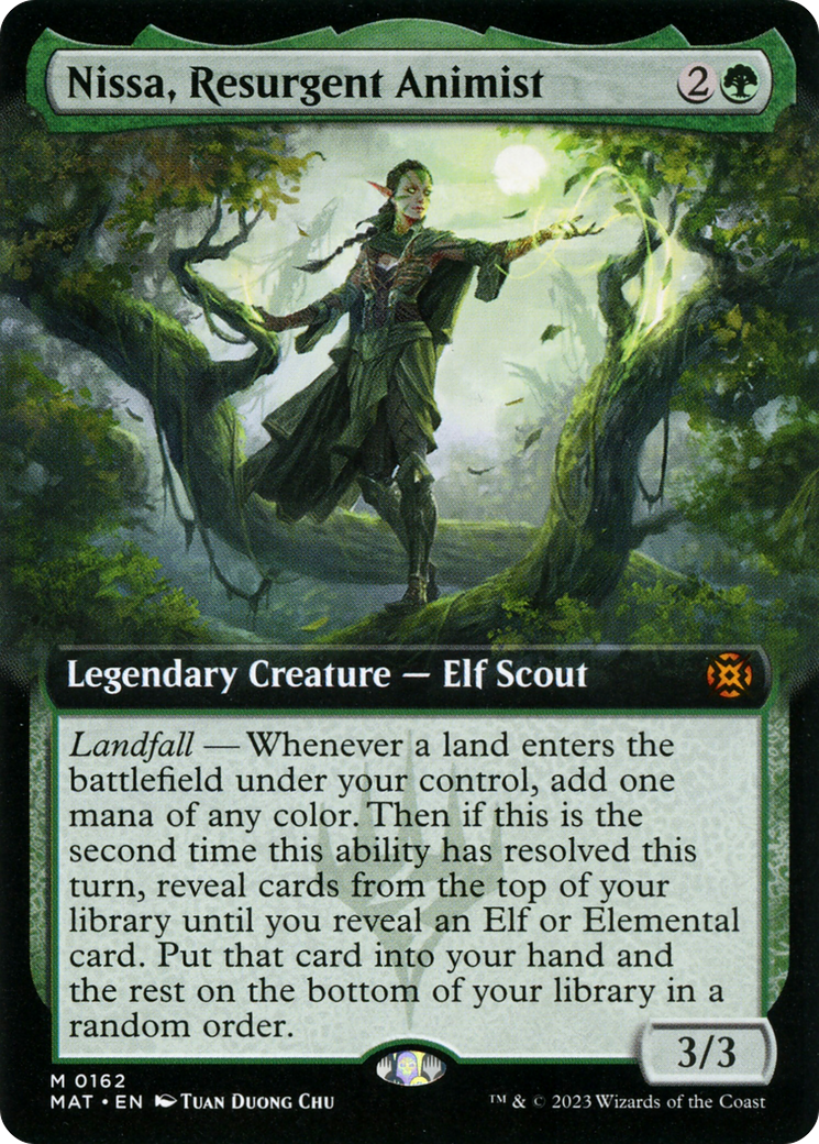 Nissa, Resurgent Animist (Extended Art) [March of the Machine: The Aftermath] | Galactic Gamez