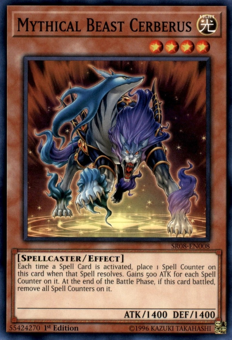 Mythical Beast Cerberus [SR08-EN008] Common | Galactic Gamez