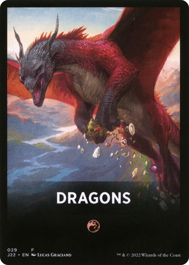 Dragons Theme Card [Jumpstart 2022 Front Cards] | Galactic Gamez