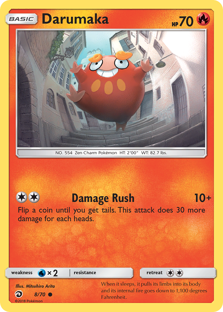 Darumaka (8/70) [Sun & Moon: Dragon Majesty] | Galactic Gamez