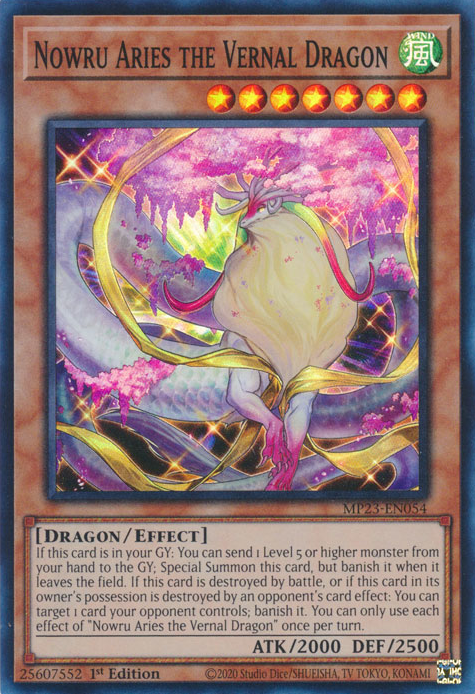 Nowru Aries the Vernal Dragon [MP23-EN054] Super Rare | Galactic Gamez