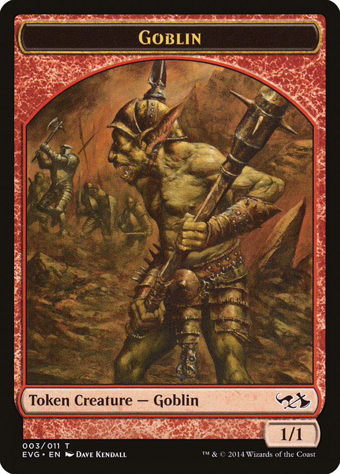 Goblin Token (Elves vs. Goblins) [Duel Decks Anthology Tokens] | Galactic Gamez