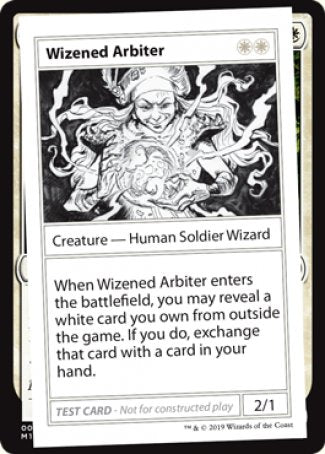 Wizened Arbiter (2021 Edition) [Mystery Booster Playtest Cards] | Galactic Gamez