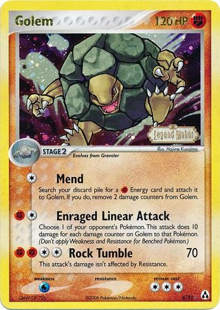 Golem (6/92) (Stamped) [EX: Legend Maker] | Galactic Gamez