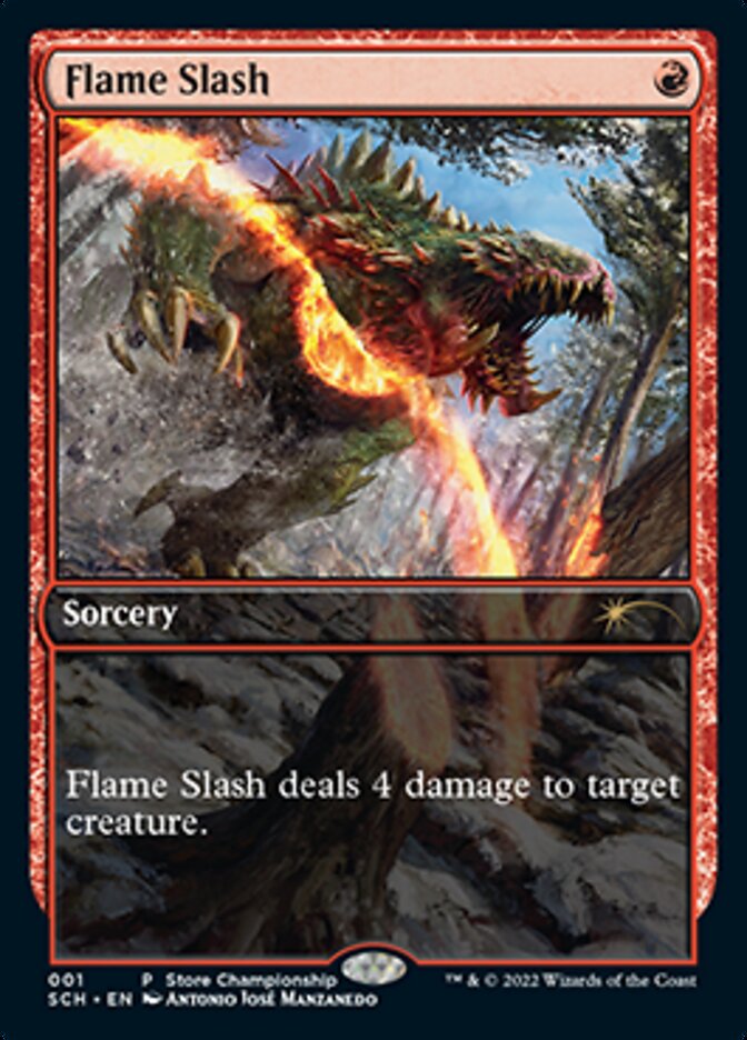 Flame Slash (Extended Art) [Store Championships 2022] | Galactic Gamez