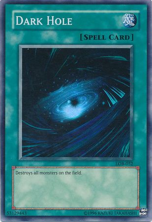 Dark Hole (Spell) [LOB-052] Super Rare | Galactic Gamez