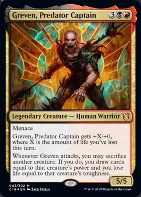 Greven, Predator Captain [Commander 2019] | Galactic Gamez