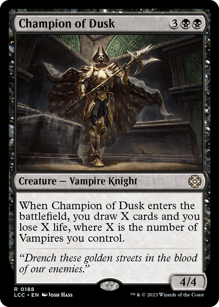 Champion of Dusk [The Lost Caverns of Ixalan Commander] | Galactic Gamez