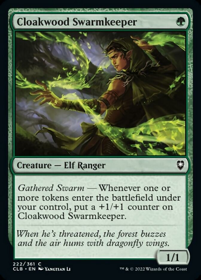 Cloakwood Swarmkeeper [Commander Legends: Battle for Baldur's Gate] | Galactic Gamez