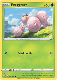 Exeggcute (004/185) [Sword & Shield: Vivid Voltage] | Galactic Gamez