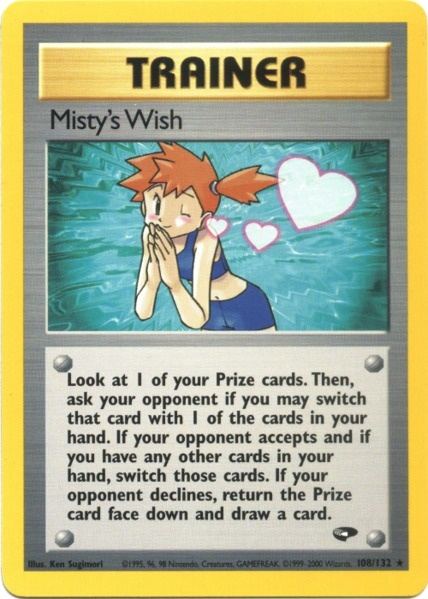 Misty's Wish (108/132) [Gym Challenge Unlimited] | Galactic Gamez