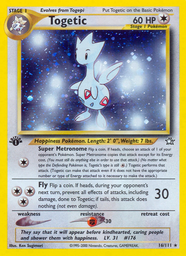 Togetic (16/111) [Neo Genesis 1st Edition] | Galactic Gamez