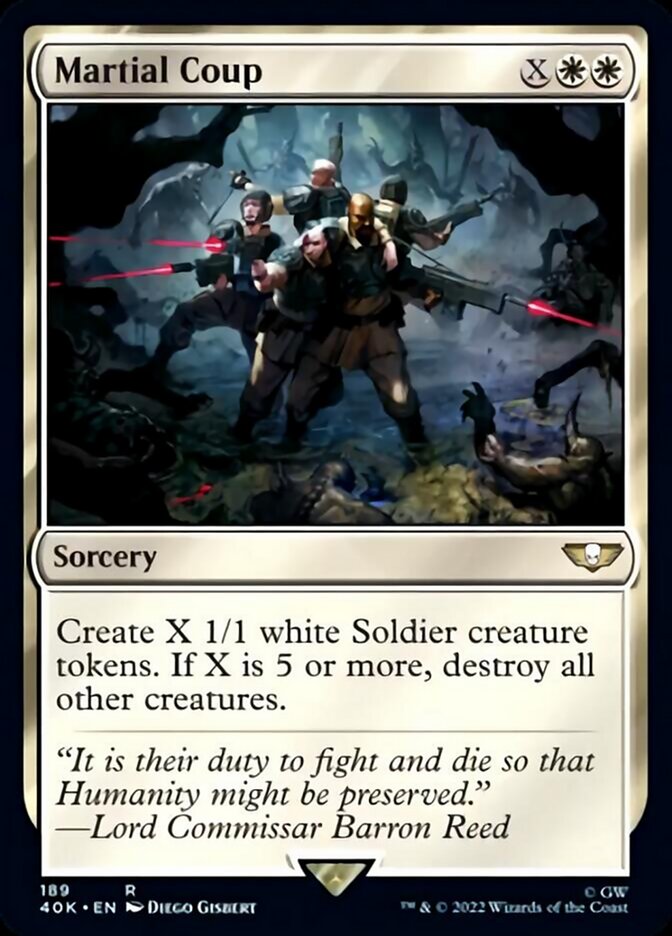 Martial Coup [Universes Beyond: Warhammer 40,000] | Galactic Gamez