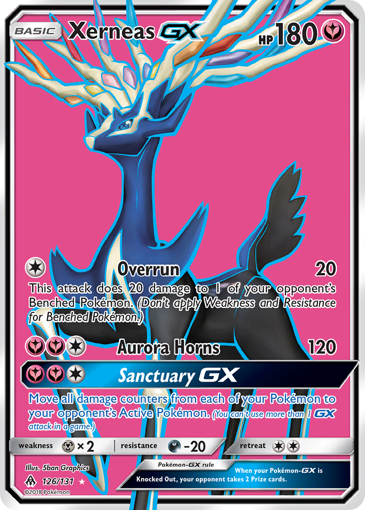 Xerneas GX (126/131) [Sun & Moon: Forbidden Light] | Galactic Gamez